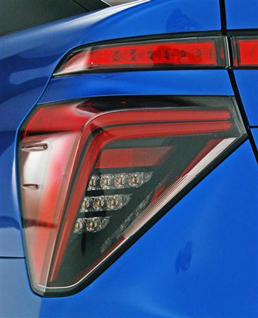 「トヨタＦＣＶ」のリアコンビネーションランプ＝愛知県豊田市