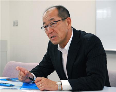 トヨタの燃料電池自動車（ＦＣＶ）開発責任者、田中義和氏＝愛知県豊田市