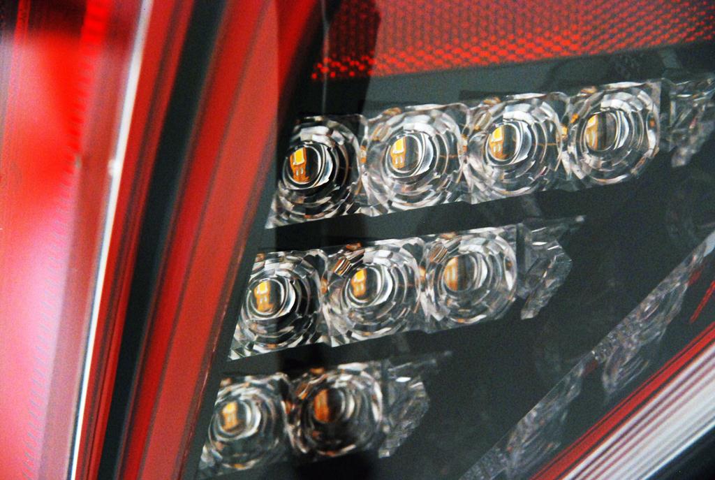 「トヨタＦＣＶ」のリアコンビネーションランプ＝愛知県豊田市