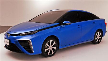 トヨタの燃料電池自動車＝愛知県豊田市