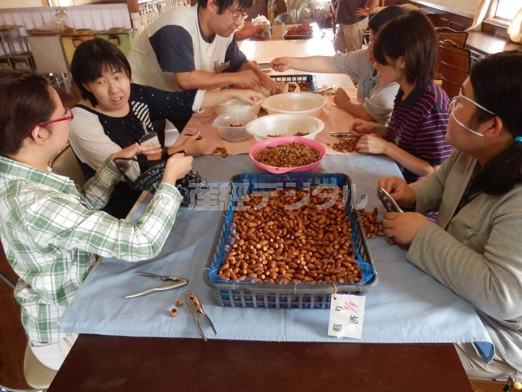 どんぐり商品で就業サポート（提供写真）
