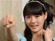 「命の尊さを考えるまじめな作品に仕上がっています」と語る、女優の川本まゆさん＝２０１４年６月１３日、東京都港区（鴨川一也撮影）