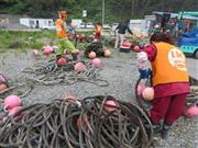 宮城県本吉郡南三陸町や周辺市町村での漁業・農業支援をする、一般社団法人「ＬＳＡ」（東日本大震災生活支援協会）のメンバー（提供写真）