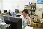 岩手県釜石市の広聴広報課に勤務する村上浩継さん。自らの経験を復興に役立てたいとの思いを胸に被災地に飛び込んだ＝２０１４年８月８日（日本財団撮影）
