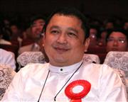 ミャンマー国外へとビジネスの拠点を移しているテー・ザ氏（イェ・ナウン撮影）