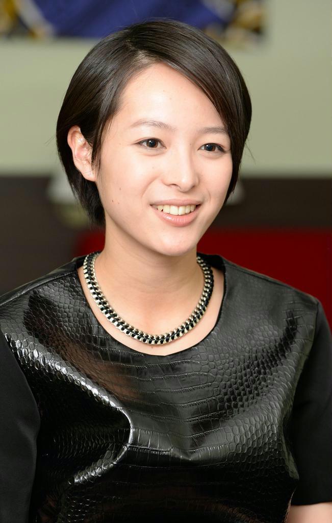 「『ＴＯＫＹＯＴＲＩＢＥ』は自分を変えてくれた作品です」と話す清野菜名（鴨川一也撮影）