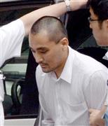 松崎正臣容疑者（川口良介撮影）