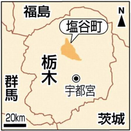 栃木県塩谷郡塩谷町