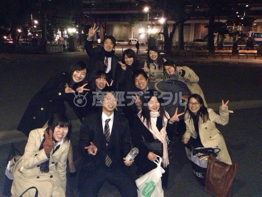 イベントを終えた運営メンバーたち。「目的意識」を持つことの大切さを知ることができ、得難い経験となった＝２０１４（平成２６）年３月８日、東京都千代田区（５大学合同＿有志学生記者撮影）