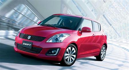 世界累計販売４００万台を達成したスズキの小型車「スイフト」（同社提供）