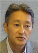 ベルリンのＩＦＡ会場で合同インタビューに応じるソニーの平井社長