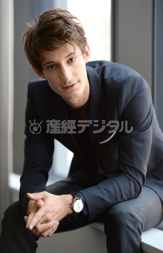 「自己破滅していく側面が一番難しかった」と語る、俳優のピエール・ニネさん＝２０１４年８月７日、東京都千代田区（寺河内美奈撮影）