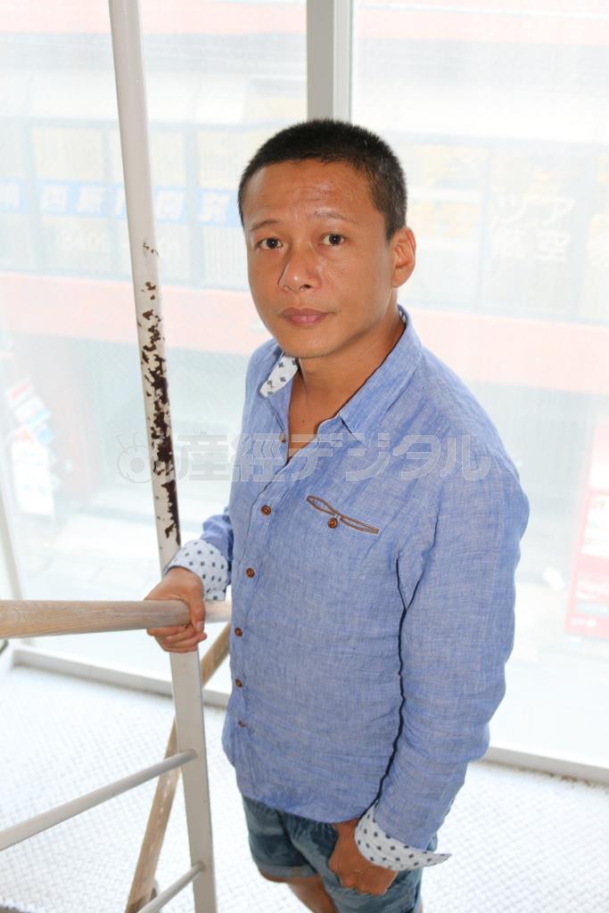 俳優、李康生（リー・カンション）さん＝２０１４年６月１９日（高橋天地撮影）