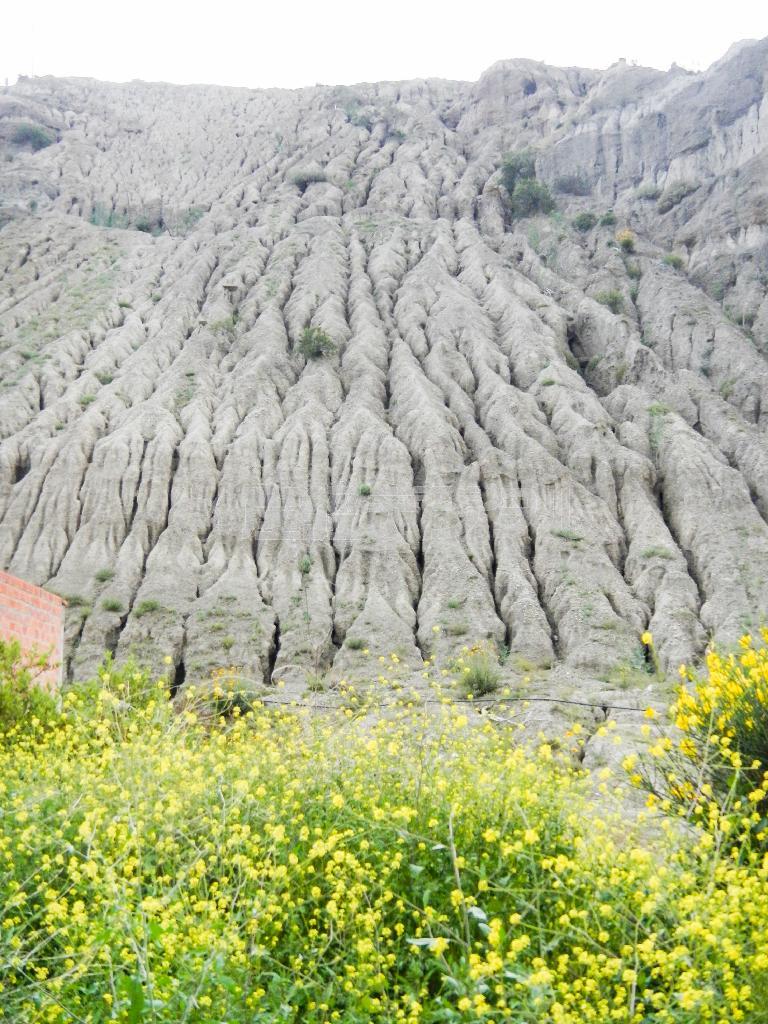 奇岩が多く、自然の造形美に圧倒される＝ボリビア・ラパス（緑川真実さん撮影）