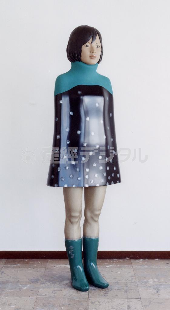 彫刻展「保井智貴＿佇（たたず）む空気／ｓｉｌｅｎｃｅ」。「ｅｃｈｏｉｃ」２００８年（提供写真）