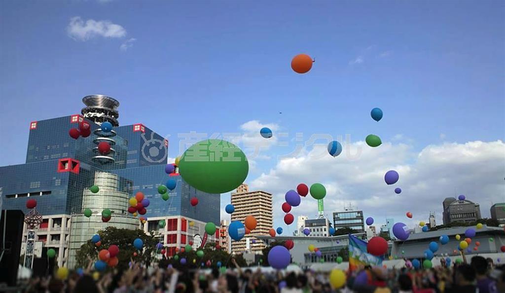 性の多様性を地域・社会に発信する「関西レインボーフェスタ！２０１４」（イメージ）が１０月１１日に大阪市北区の扇町公園で開催される（提供写真）