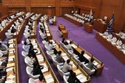 政務活動費の不適切使用問題で揺れる兵庫県議会＝２０１４年９月２２日、兵庫県神戸市中央区（頼光和弘撮影）