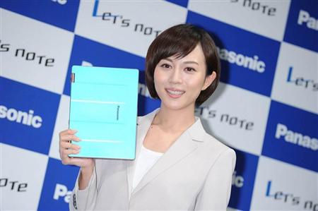 比嘉愛未パナソニック「Let's note(レッツノート)」ＣＭ発表会