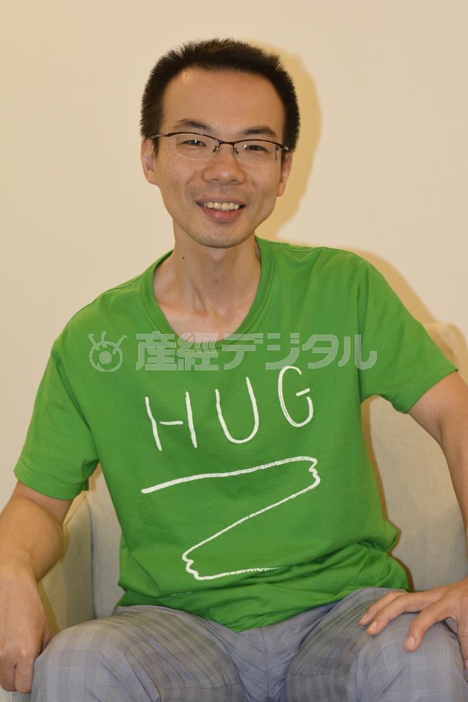 チャイルド・ケモ・クリニックの楠木重範（くすき・しげのり）院長＝２０１４（平成２６）年９月１９日、兵庫県神戸市中央区（高千穂大学＿有志学生記者、佐藤崇宏撮影）