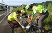 九州の４３６カ所で２７０５人が清掃活動に従事した
