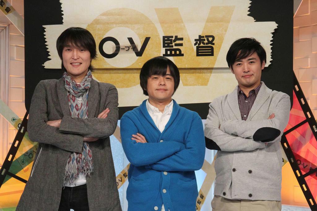 フジテレビ系バラエティー番組「オモクリ監督」（１０月２６日スタート、日曜午後９時）に出演する（左から）千原ジュニア、バカリズム、劇団ひとり