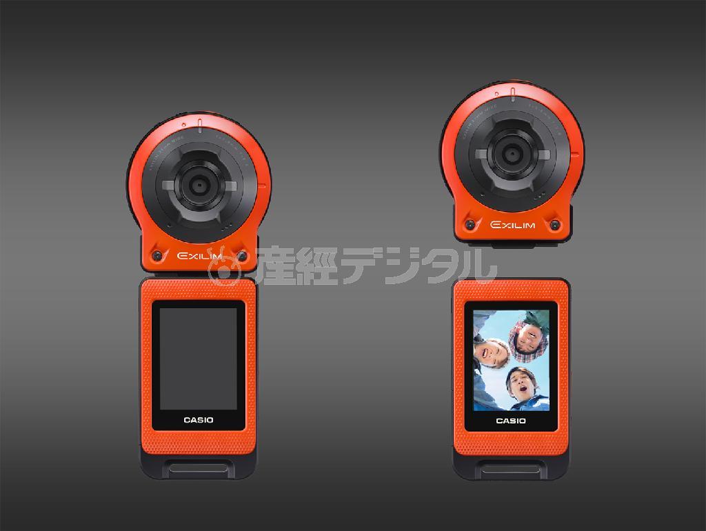 【私のイチオシ】「ＥＸ－ＦＲ１０」。広角２１ミリの単焦点レンズとタッチパネルのコントローラー部分が外れる画期的で奇想天外なカメラ（提供写真）