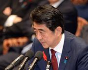 衆院予算委員会に臨む安倍晋三首相＝６日、国会・衆院第１委員室（酒巻俊介撮影）