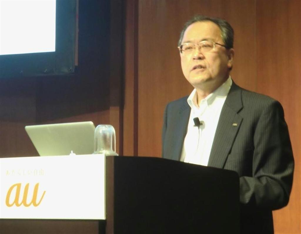 ＫＤＤＩの田中孝司社長