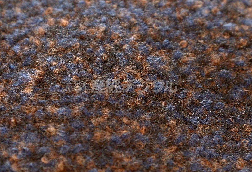 生地の表面に糸の輪郭が出た「ブークレ」素材＝２０１４年１０月３日、東京都中央区（大山実撮影）