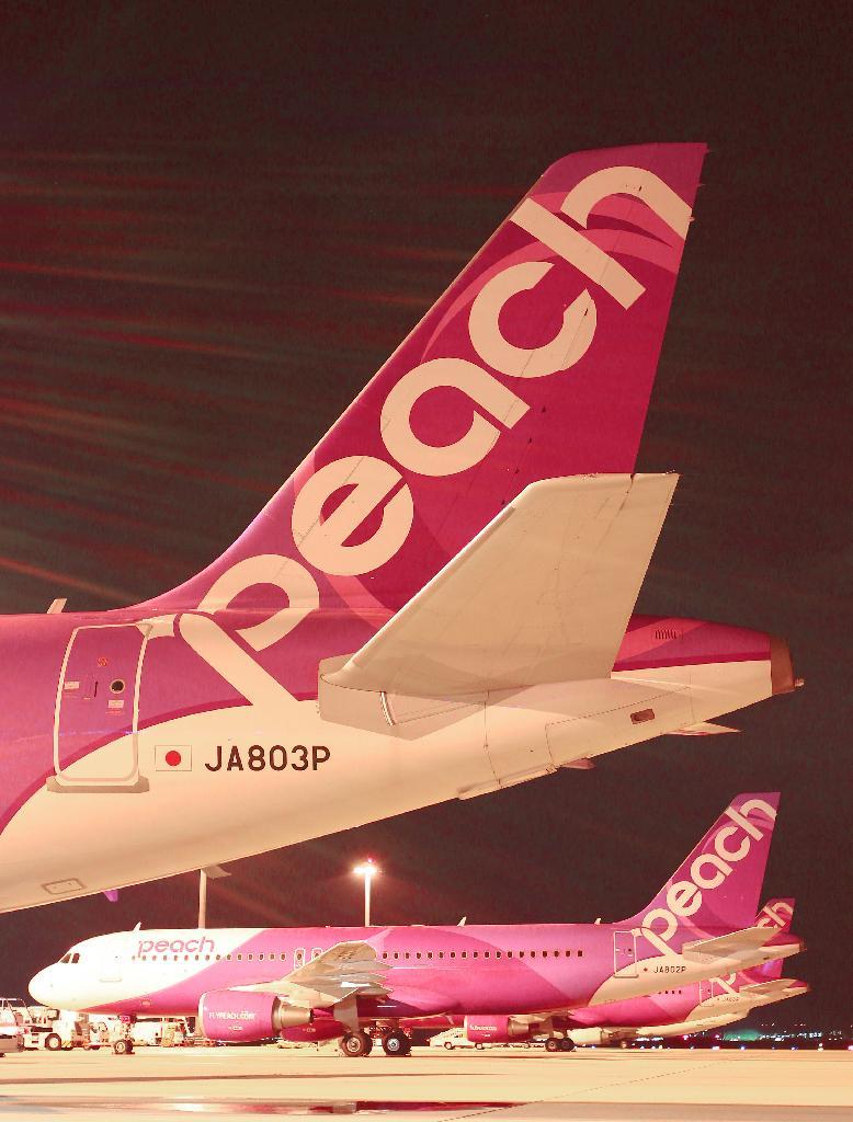 関空を拠点とする国内ＬＣＣのピーチ・アビエーション