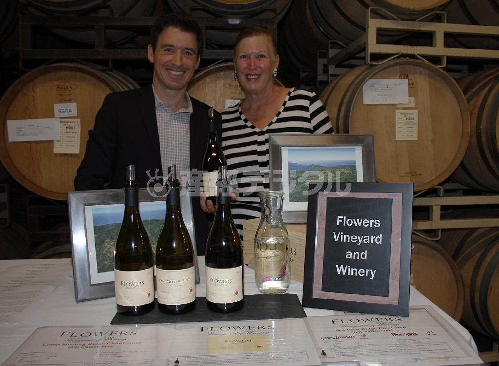 フラワーズの名を世界に知らしめた『キャンプ・ミーティング・リッジ』も登場＝２０１４年９月１２日、ソノマにて（青木冨美子さん撮影）