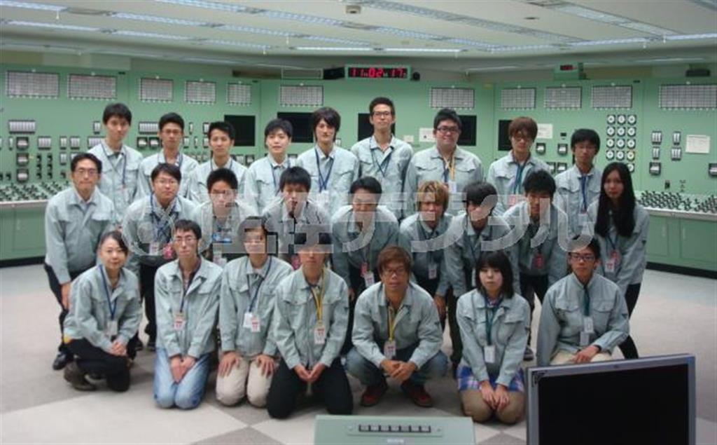 今回の福島訪問では東京電力福島第２原発の視察も行った＝２０１４（平成２６）年８月２８日、福島県双葉郡（東京都市大学＿有志学生記者撮影）