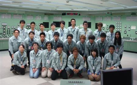 今回の福島訪問では東京電力福島第２原発の視察も行った＝２０１４（平成２６）年８月２８日、福島県双葉郡（東京都市大学＿有志学生記者撮影）