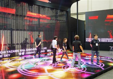 第１回ライブ＆イベント産業展は関係者ら２万人を集め、ライブエンターテインメント市場の盛況ぶりを裏付けた