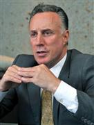 ブラウン・ブラザーズ・ハリマンのマーク・チャンドラー通貨戦略責任者＝２２日午前、東京都港区虎ノ門