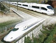 インドの高速鉄道への採用を競う日本の東海道新幹線の車両「Ｎ７００系」（下、ＪＲ東海提供）、と中国版新幹線の「和諧号」（新華社＝共同）