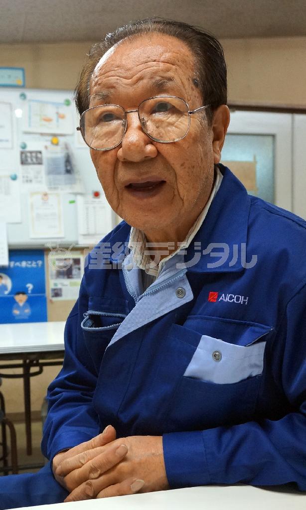 「任せるしかない」と語る拉致被害者家族会の飯塚繁雄代表＝２０１４年１０月２３日、埼玉県春日部市（松岡朋枝撮影）