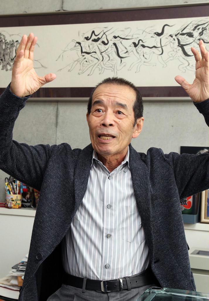 落語家の林家木久扇さん（野村成次撮影）