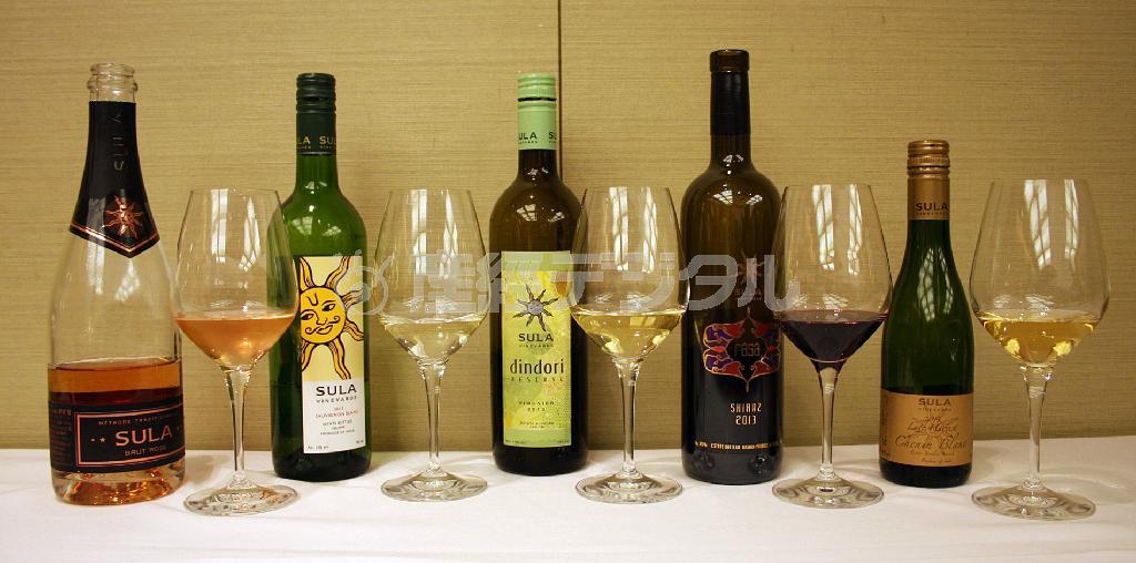 インドの新星スラ・ヴィンヤーズ＝２０１４年１１月２日（青木冨美子さん撮影）