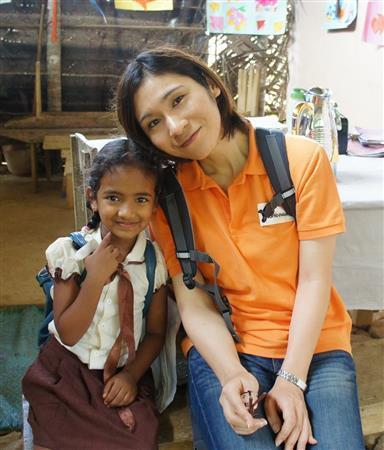 ワールド・ビジョン・ジャパンの蘇畑光子（そばた・みつこ）さん＝２０１３年１１月２２日（ワールド・ビジョン・ジャパン撮影）