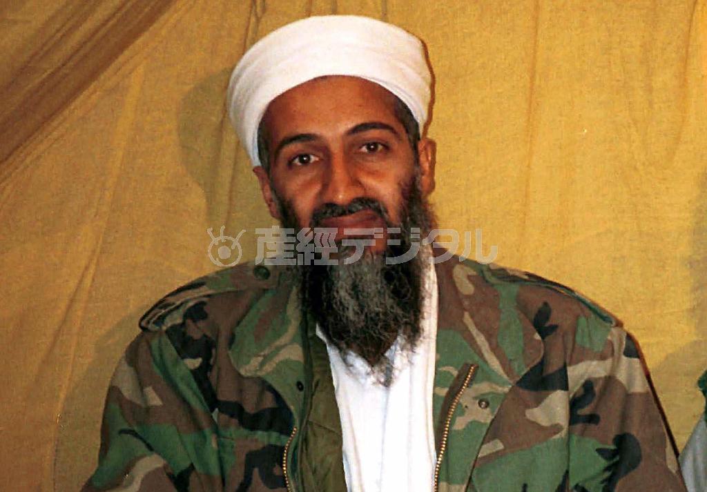 国際テロ組織アルカーイダの最高指導者で、２０１１年５月殺害されたウサマ・ビンラーディン容疑者（ＡＰ）