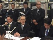 決算会見する三菱ＵＦＪフィナンシャル・グループの平野信行社長＝１４日、東京都中央区