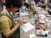 カインズの期間限定店で行われたＤＩＹの講習会＝東京・表参道