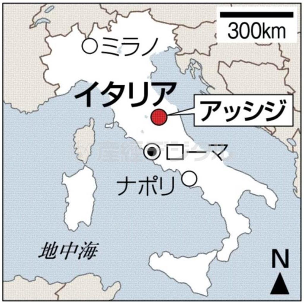 イタリア・ウンブリア州アッシジ