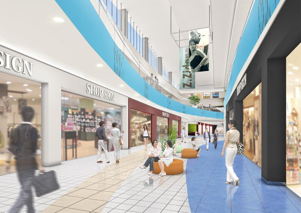 リニューアルオープン後のピエリ守山のイメージ図（サムティ提供）