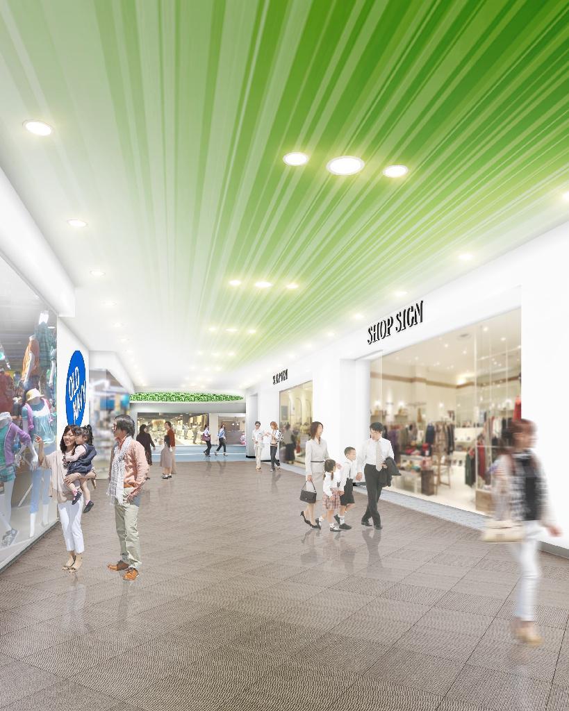 リニューアルオープン後のピエリ守山のイメージ図（サムティ提供）