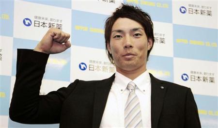 今年のドラフト会議で、ＤｅＮＡから３位指名を受けた倉本寿彦選手。日本新薬では１０年ぶりのドラフト指名だ