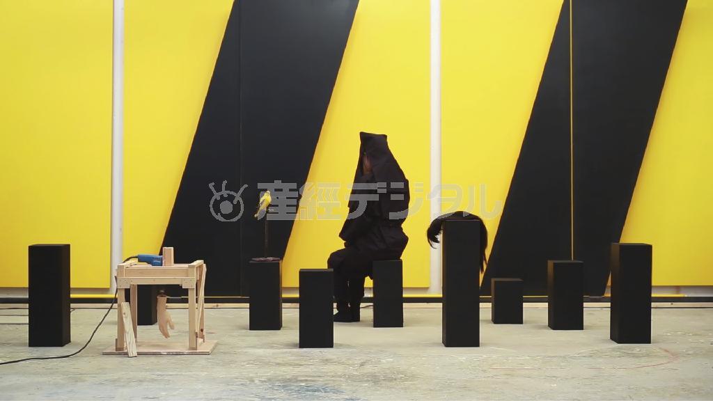 【小谷元彦展】「Ｔｅｒｍｉｎａｌ＿Ｉｍｐａｃｔ」（映像部分、提供写真）