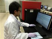 日本人のゲノム構造を解析している東芝のライフサイエンス解析センター＝仙台市青葉区（東芝提供）
