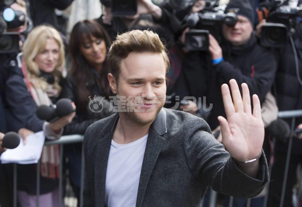 英歌手、オリー・マーズさん＝２０１４年１１月１５日、英国・首都ロンドン（ロイター）